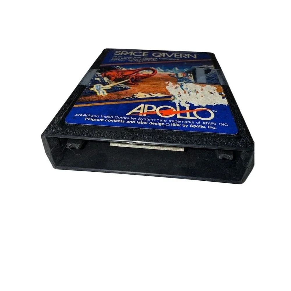 Space Cavern Atari 2600 Game Cartridge by Apollo‎ 1982 Vintage Retro